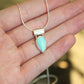 Mini Turquoise Sunset Pendant