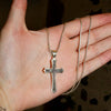 Sterling Star Medium Cross