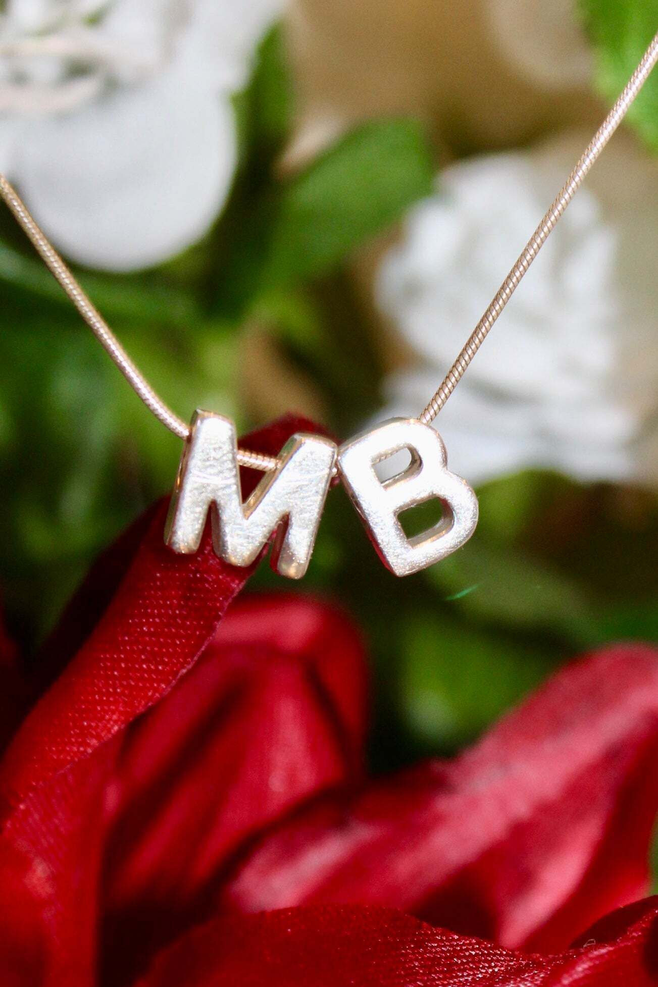 Sterling Silver Slide Letter