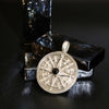 Onyx Storm Compass Pendant