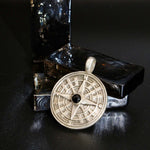 Onyx Storm Compass Pendant