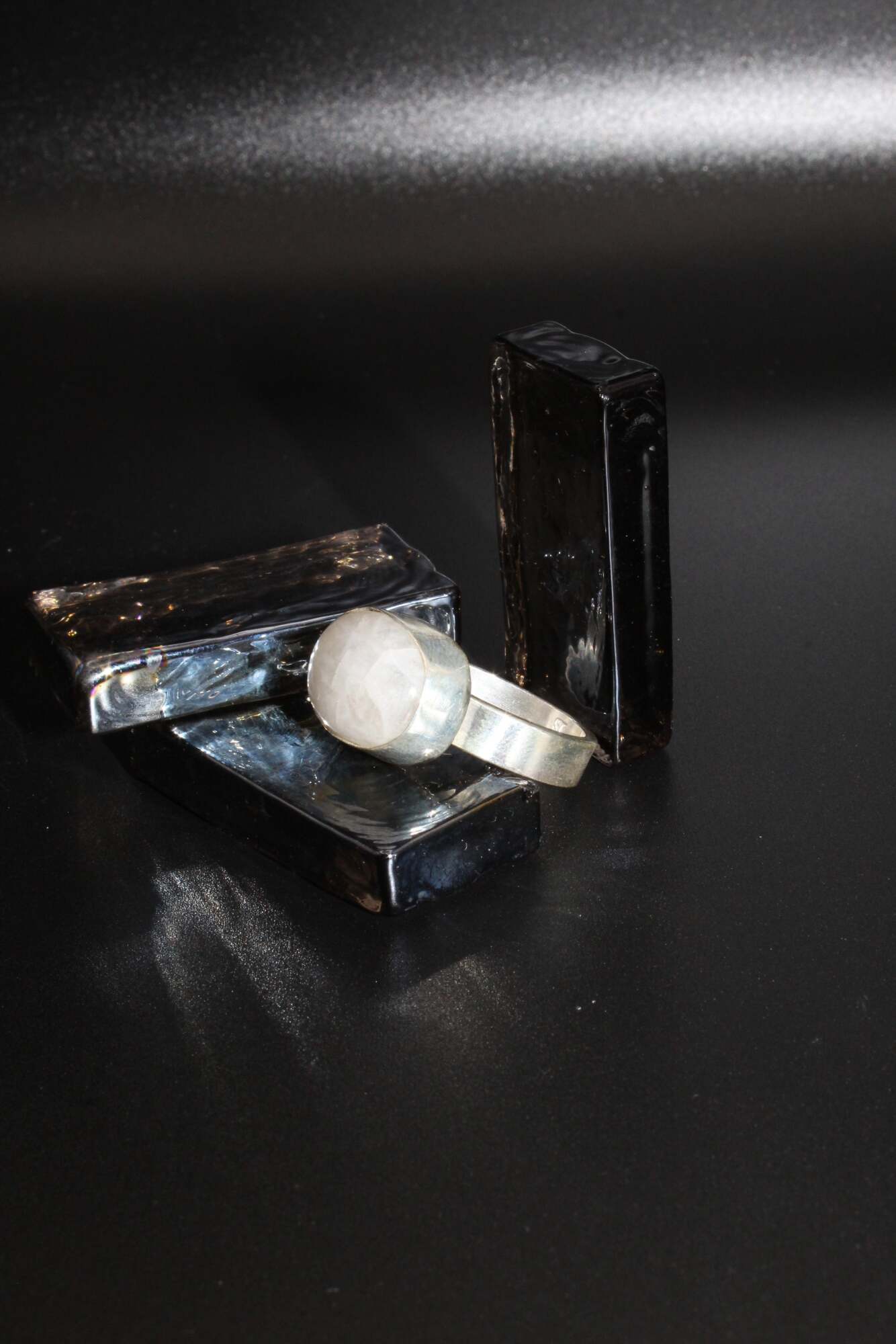 Moonstone Horizon Ring
