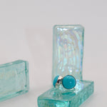 Kingman 8mm Turquoise Silver Studs