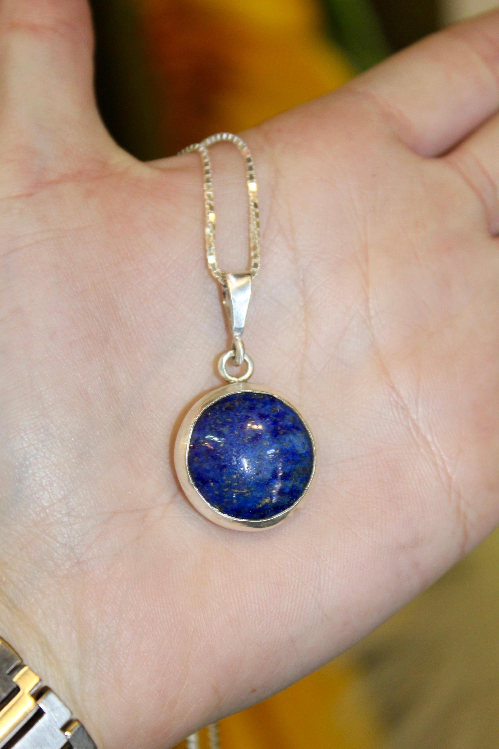 Lapis Love Pendant