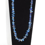 Lapis Nugget 19" Beaded Necklace