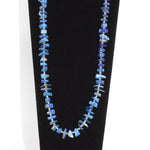 Lapis Nugget 19" Beaded Necklace