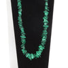 Malachite Nugget Bead Necklace Sterling Silver 15.5"