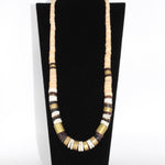 Mens Heishi Graudating 18" Bead Necklace