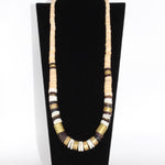 Mens Heishi Graudating 18" Bead Necklace