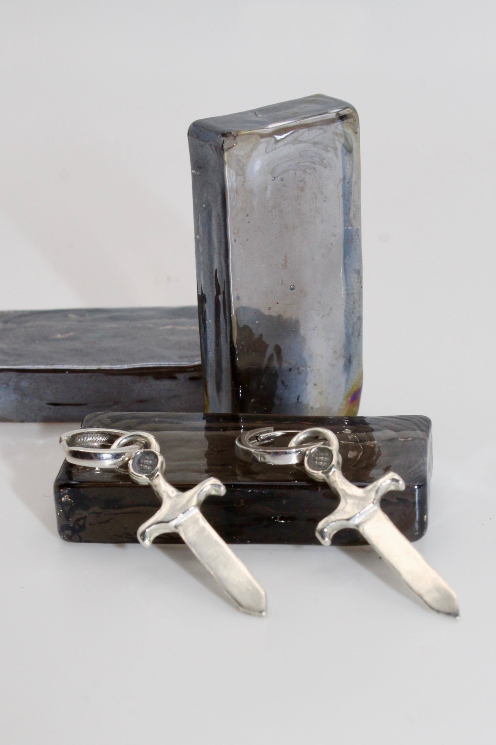 Mini Sword Huggies