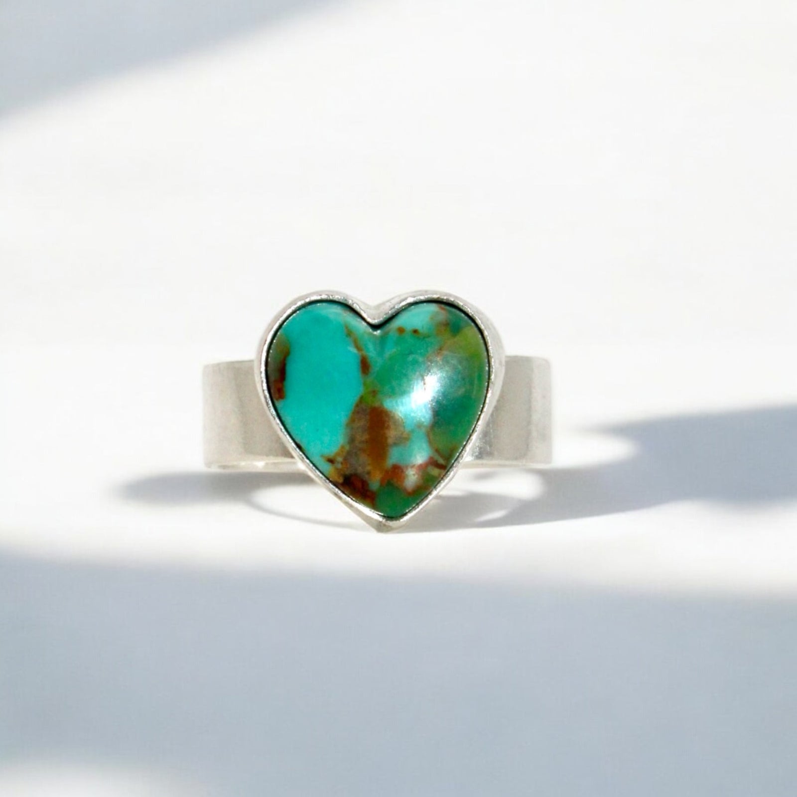 Turquoise Heart Ring