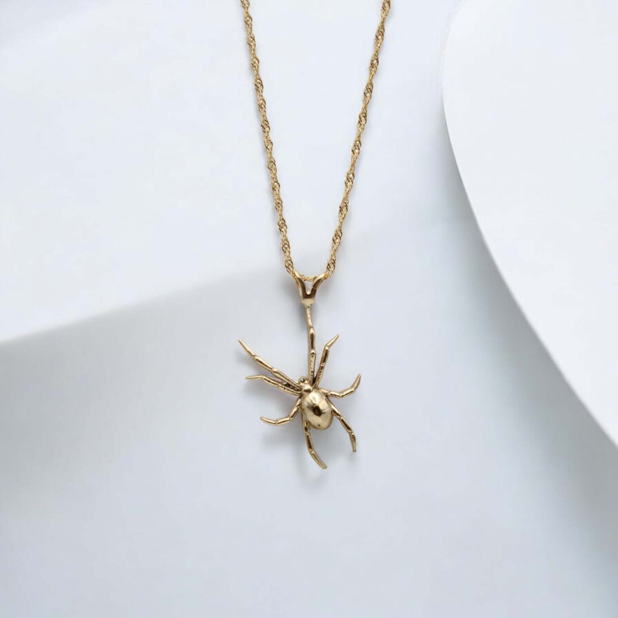 Gold Spider Charm