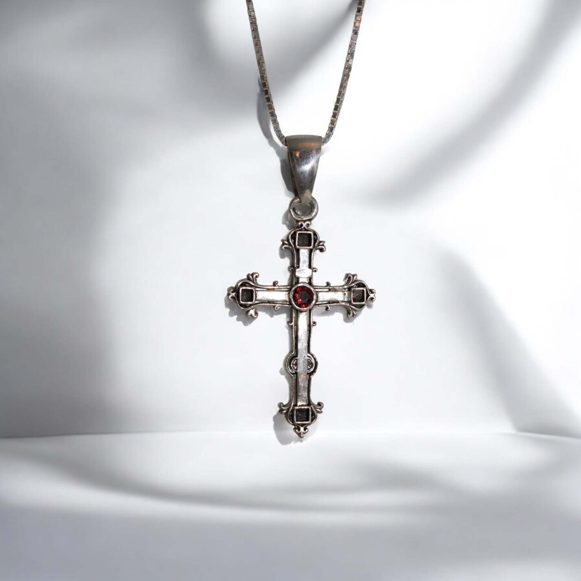 Miguel's Garnet Cross