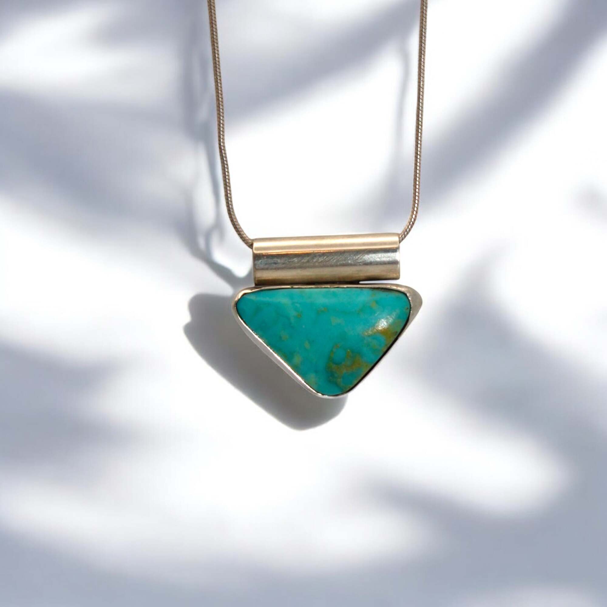 Sunset Kingman Turquoise Pendant