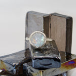Santa Fe Simple Silver Moonstone Ring