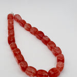 Silver Beaded Glass Necklace