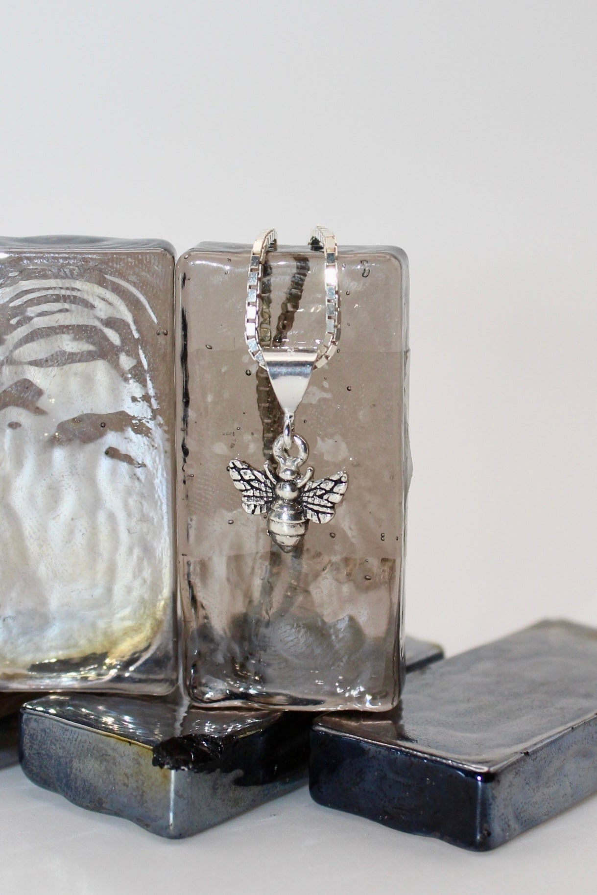 Silver Bee Pendant