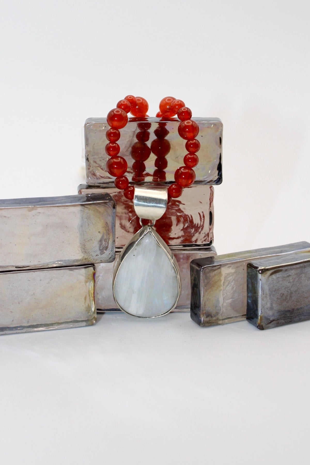 Silver Classic Moonstone Pendant