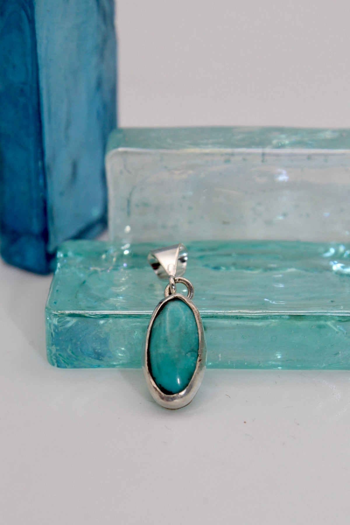 Silver Classic Turquoise Pendant