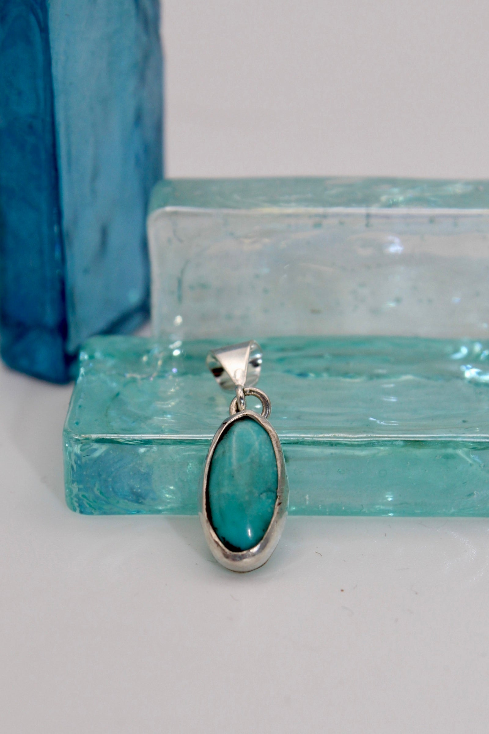 Silver Classic Turquoise Pendant