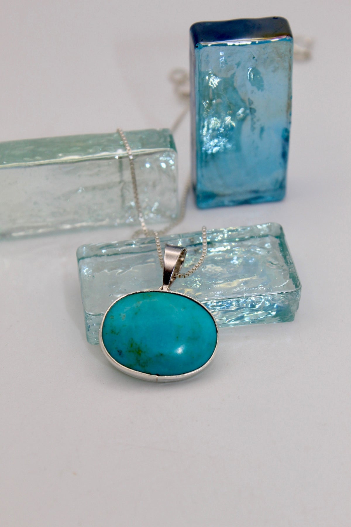 Silver Classic Turquoise Pendant