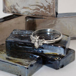 Silver Dainty Bee Ring