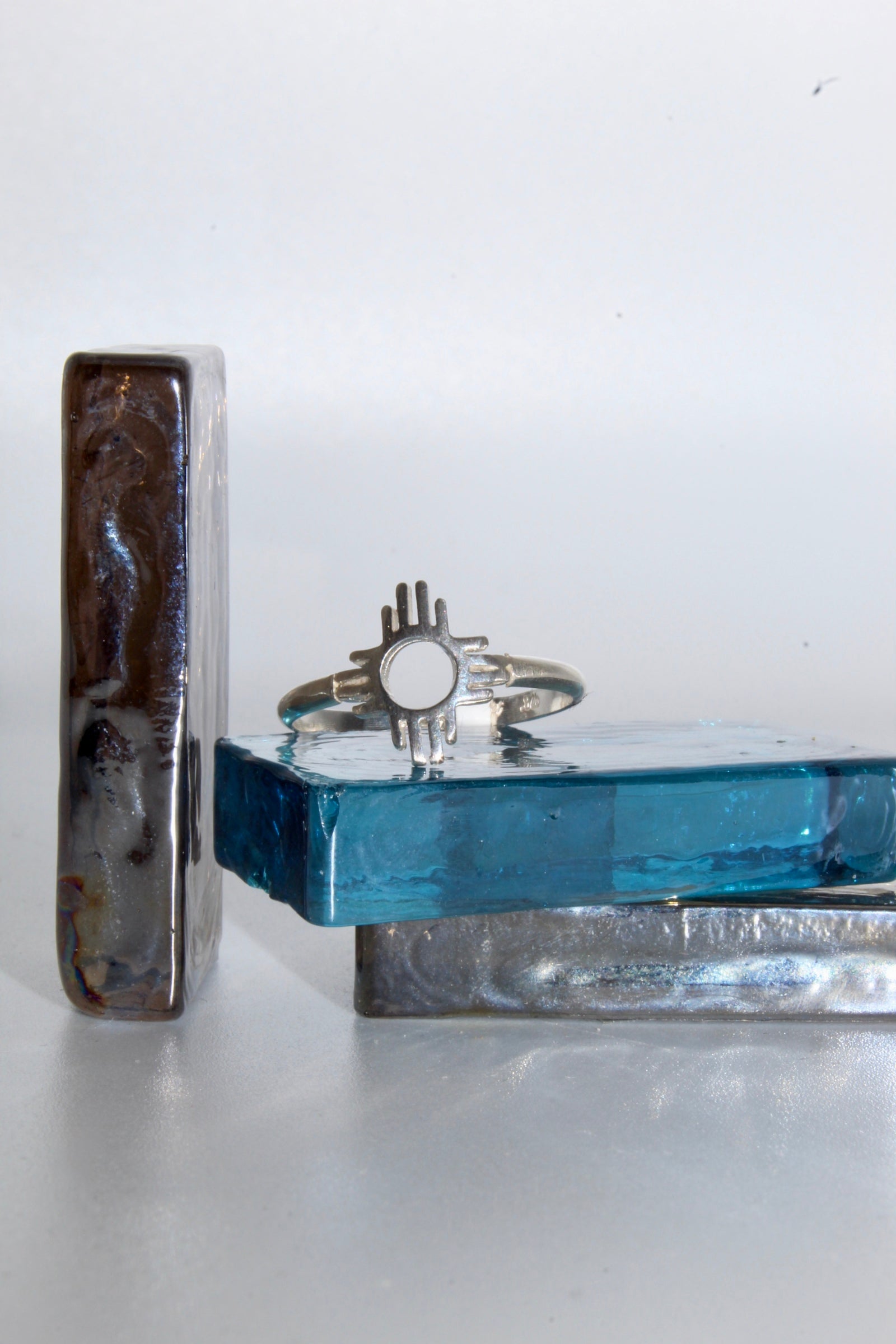 Silver Dainty Zia Ring