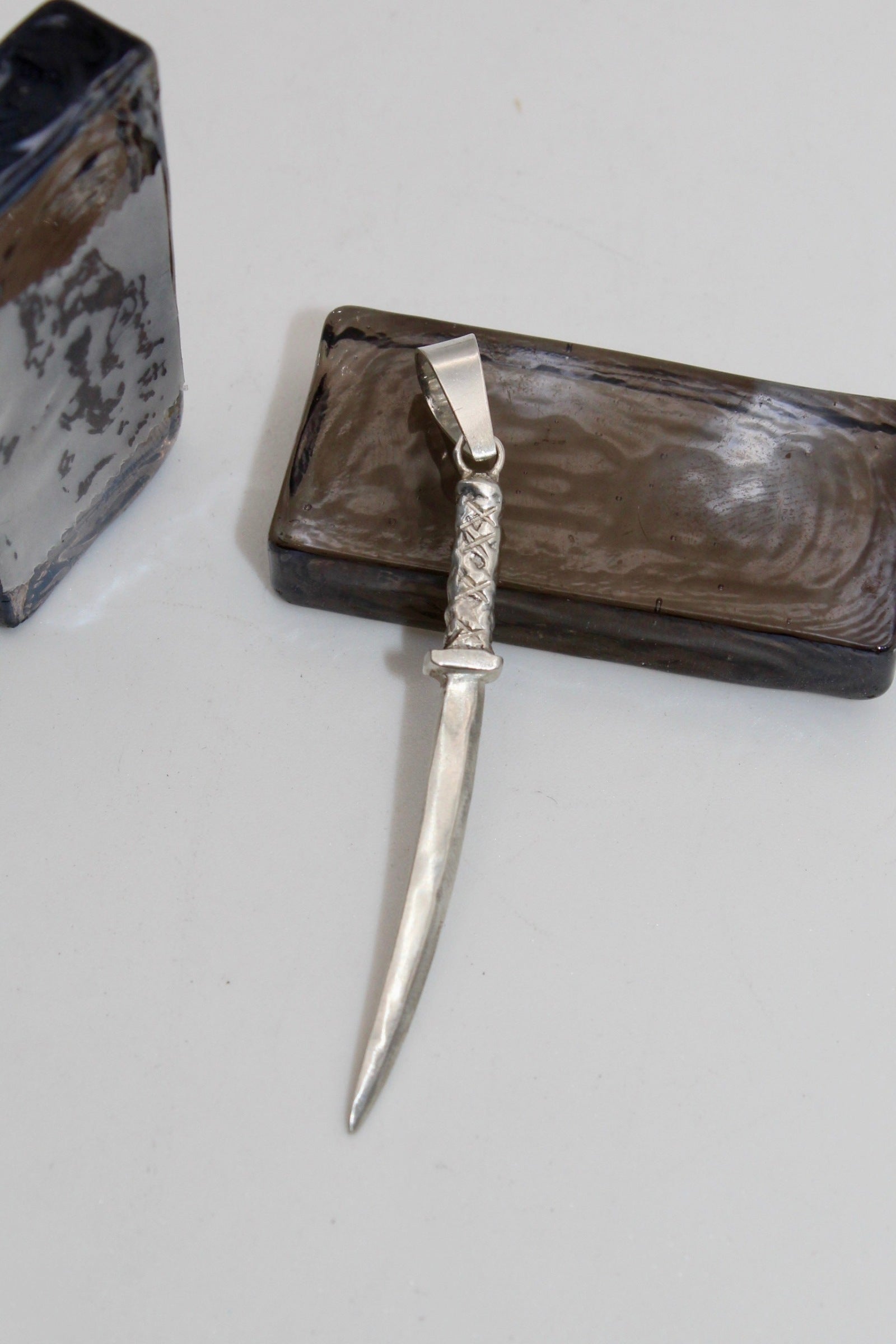 Silver Katana Pendant