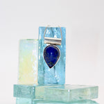 Silver Lapis Sunset Pendant