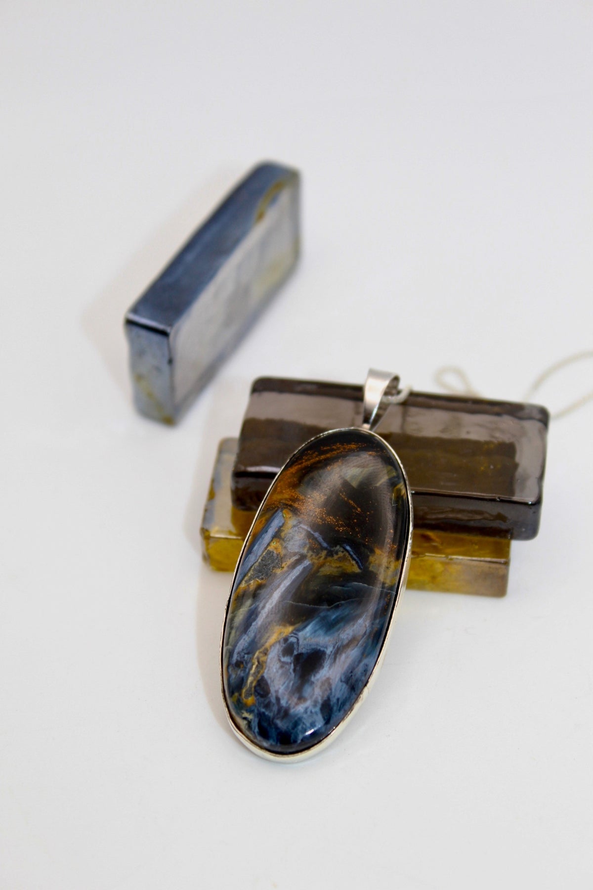 Silver Pietersite Classic Pendant
