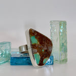 Turquoise Heavy Flat Band Ring