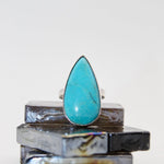 Silver Turquoise Classic Ring