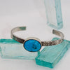 Silver Turquoise Cloud Cuff