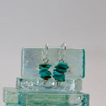 Silver Turquoise Ristra Dangles