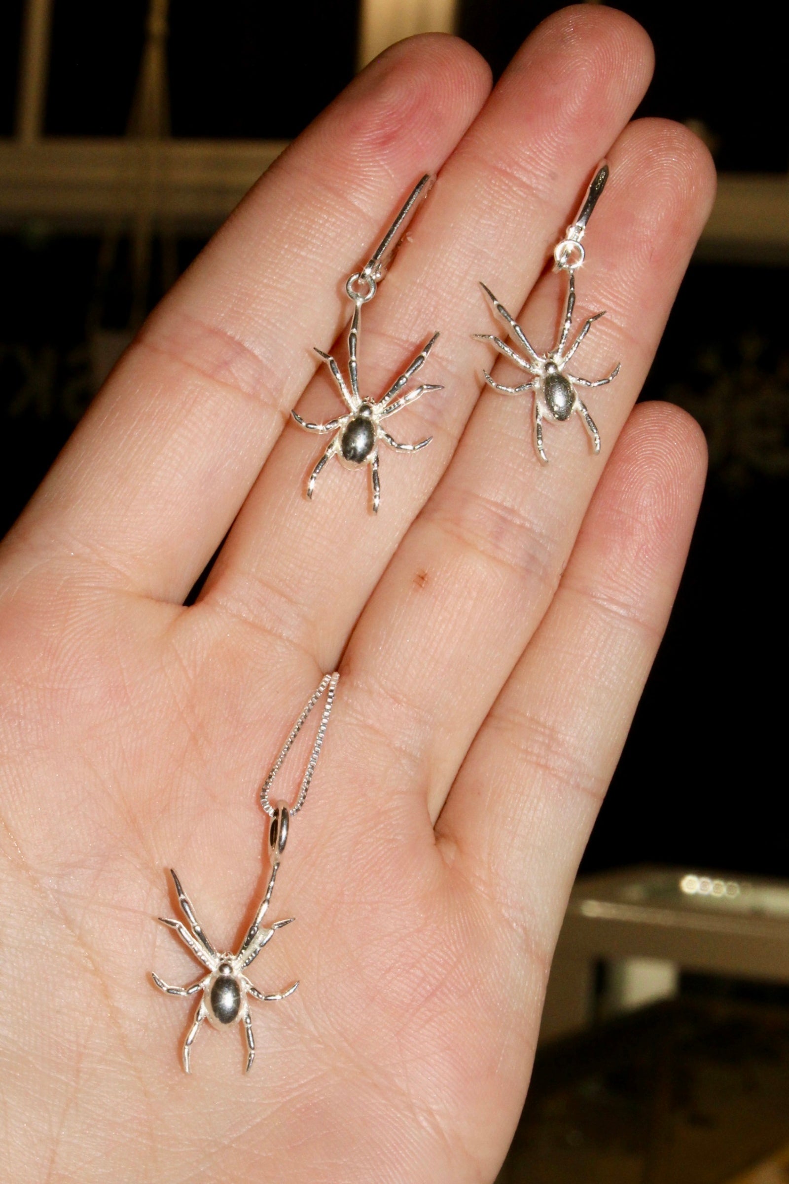 Spider Charm Necklace