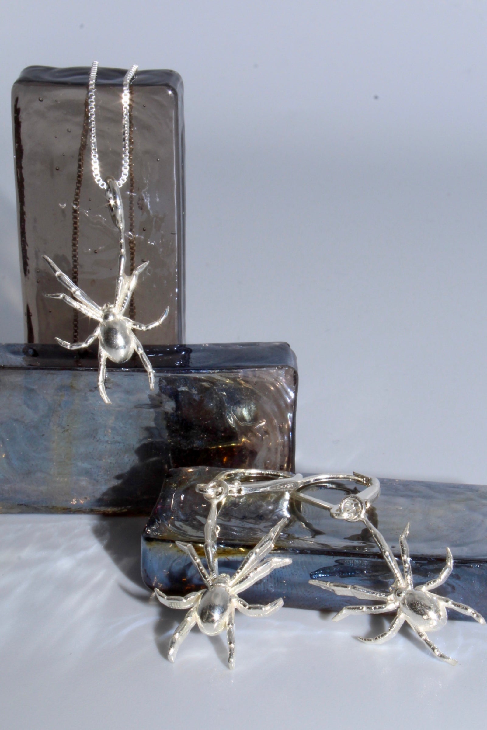 Spider Lever Back Earrings
