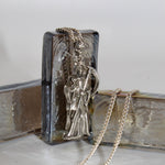 Sterling Silver Grim Reaper Pendant