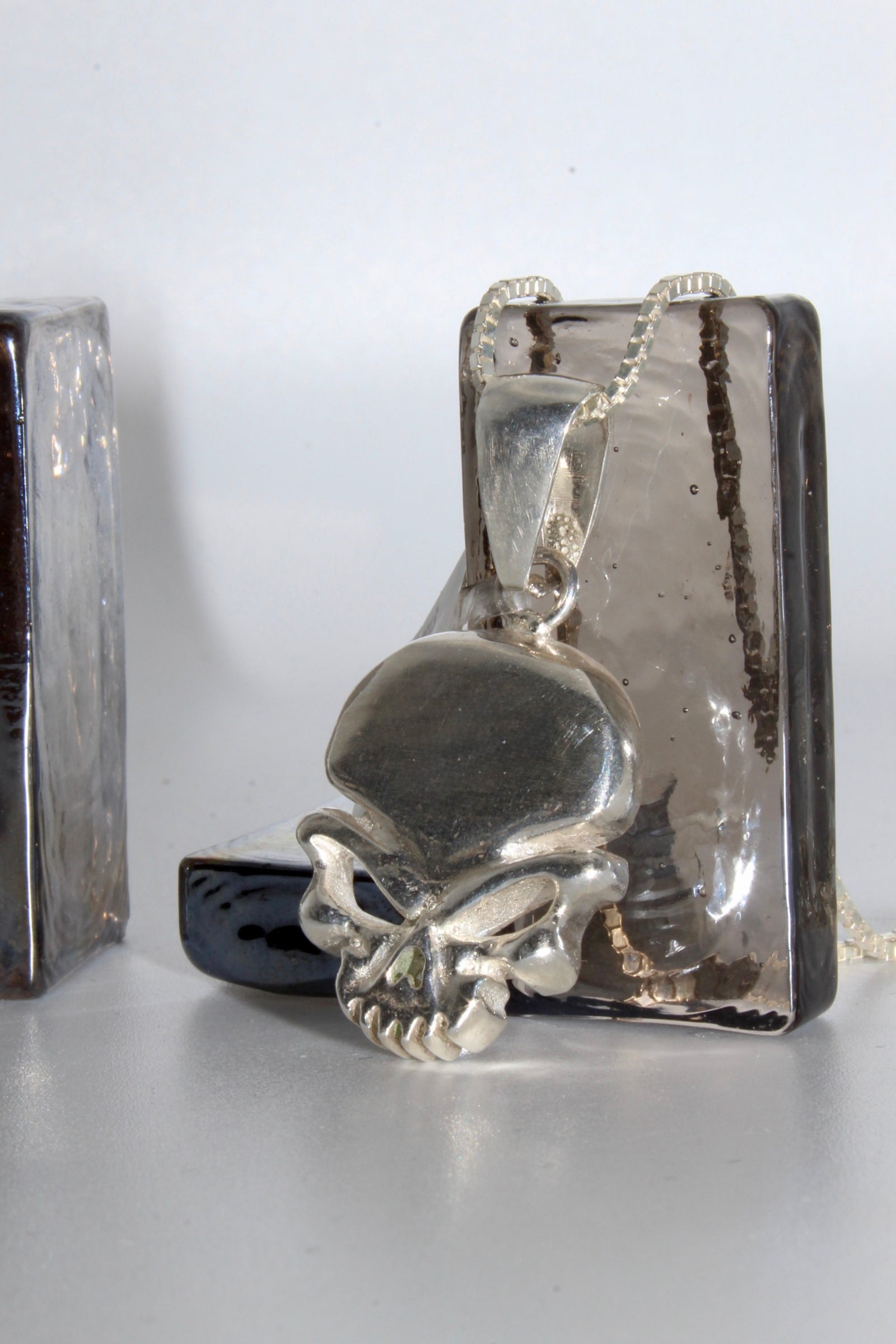 Sterling Silver Skull Pendant