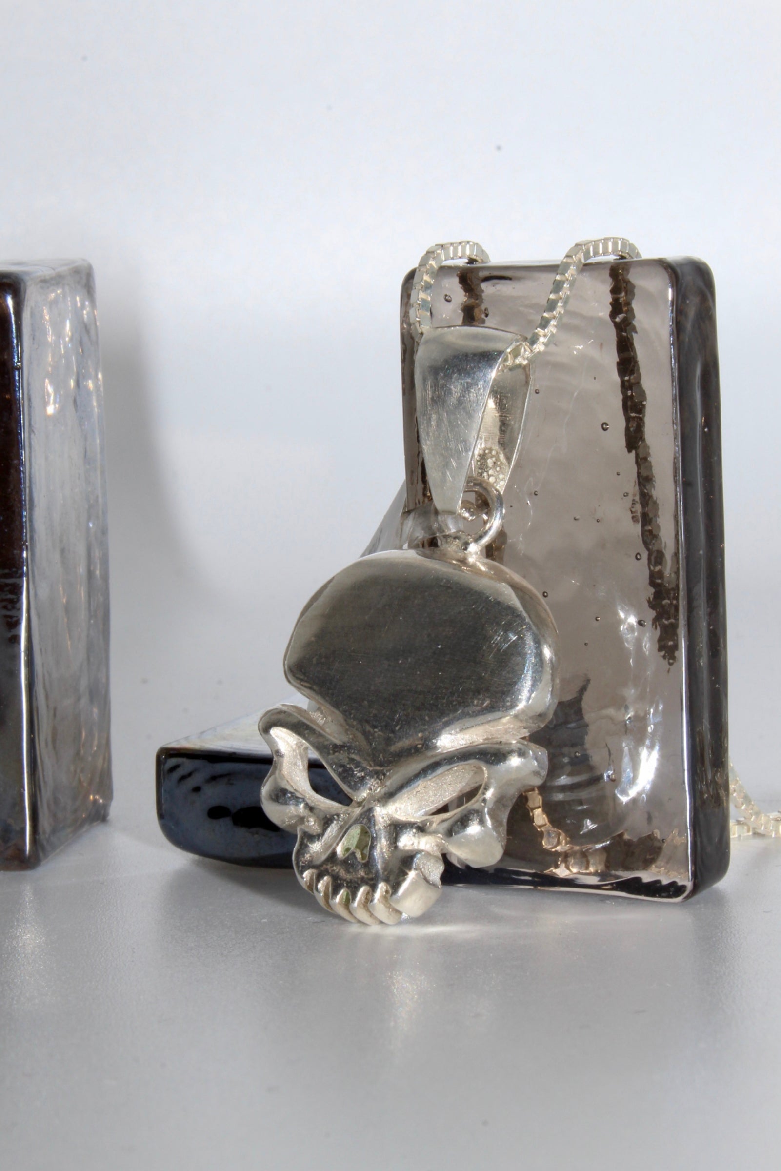 Sterling Silver Skull Pendant