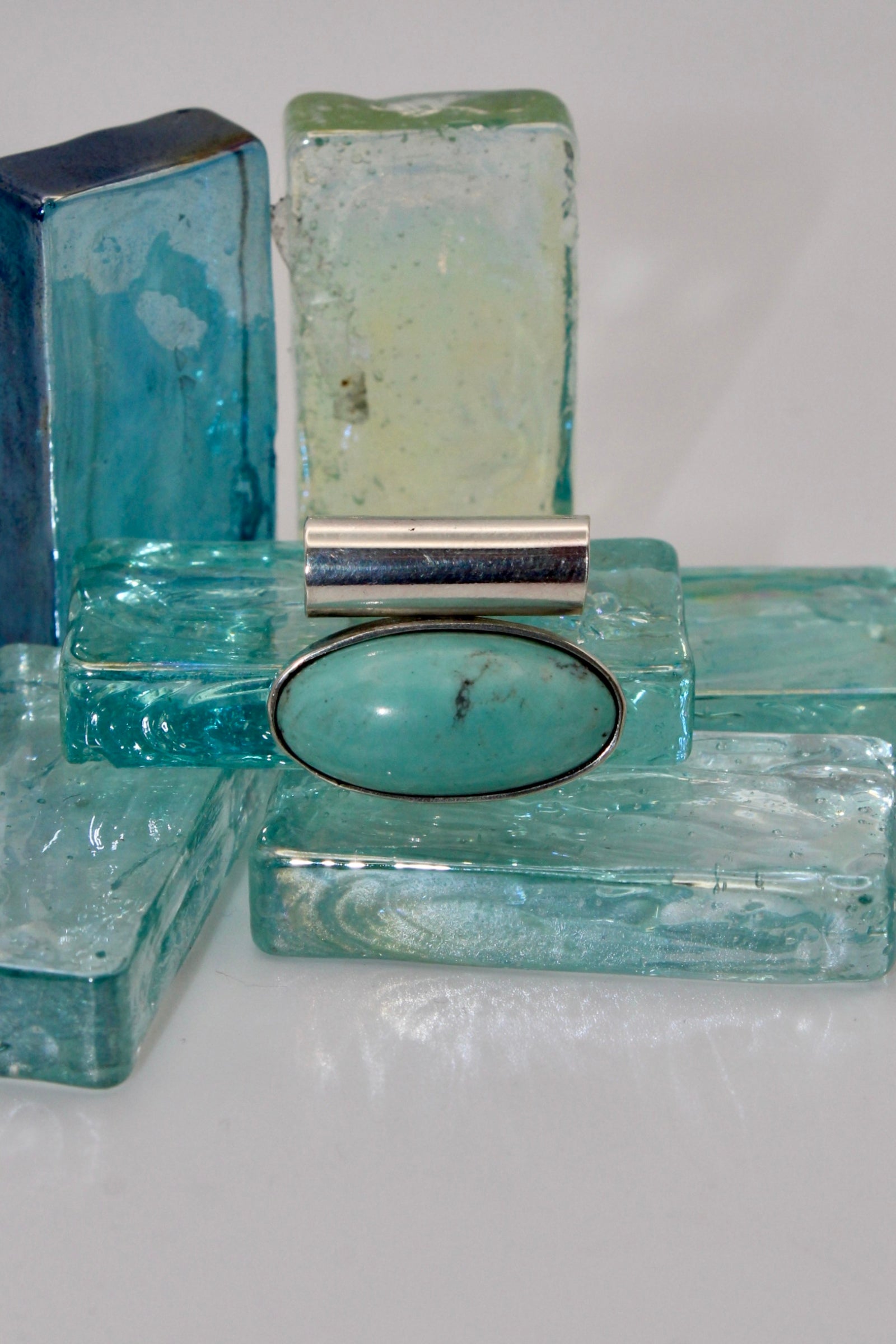 Sunset Mexican Turquoise Pendant