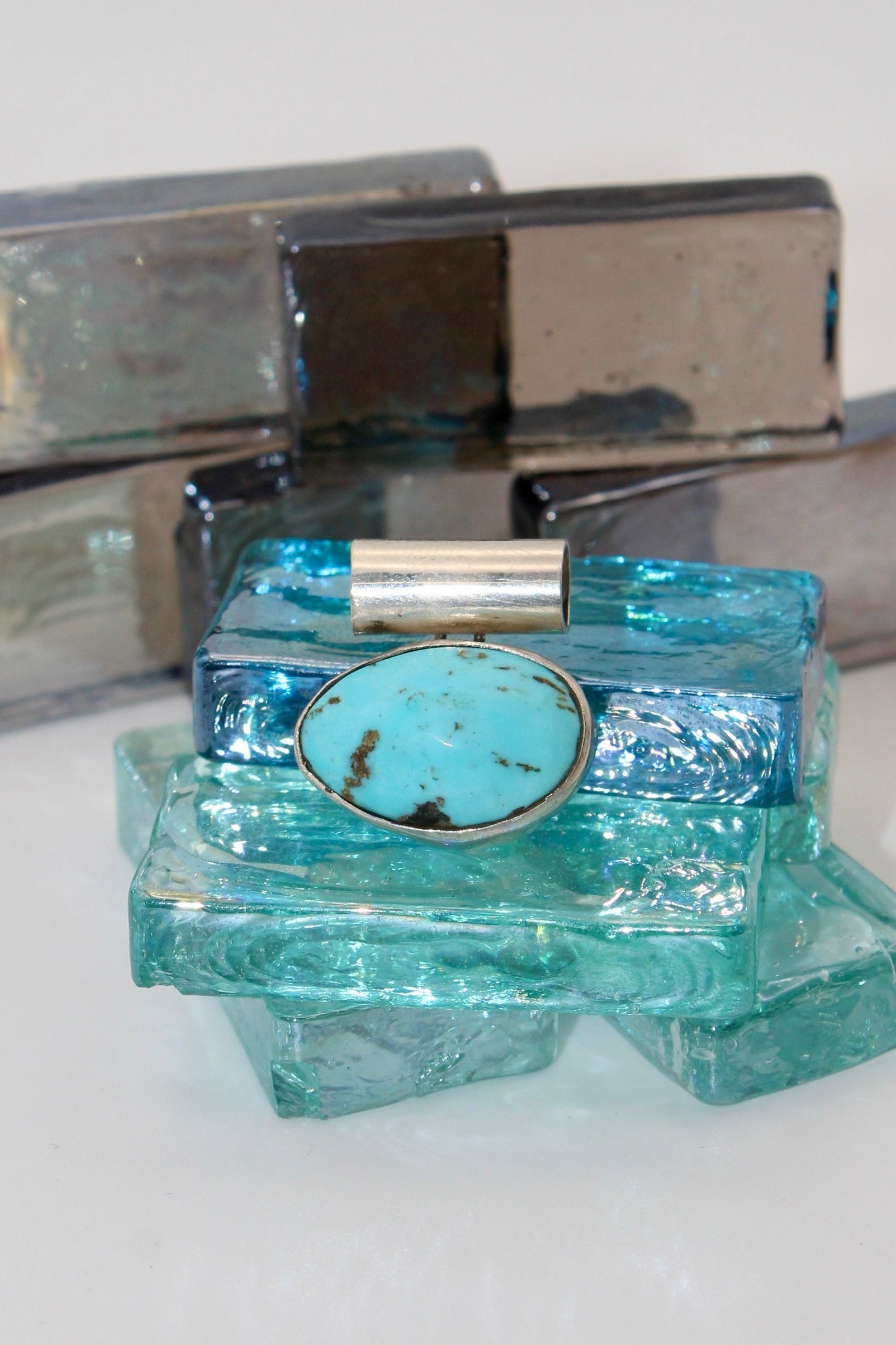 Sunset Turquoise Pendant