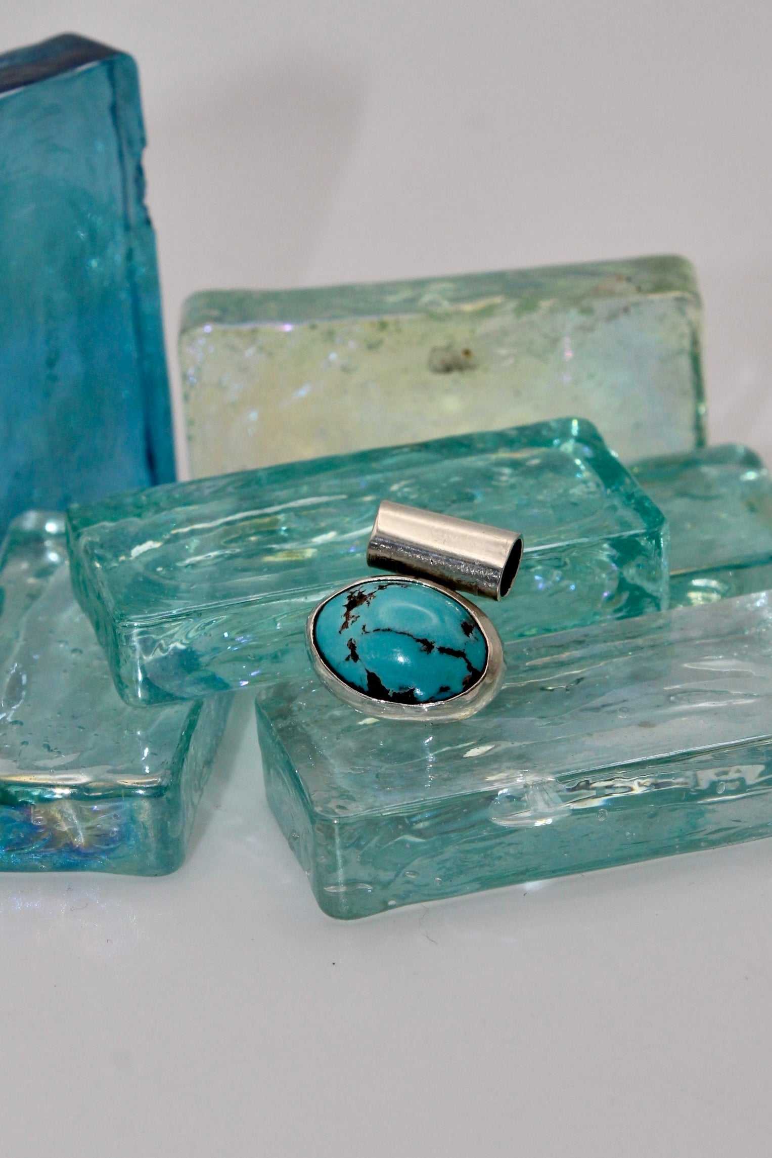 Sunset Turquoise Pendant