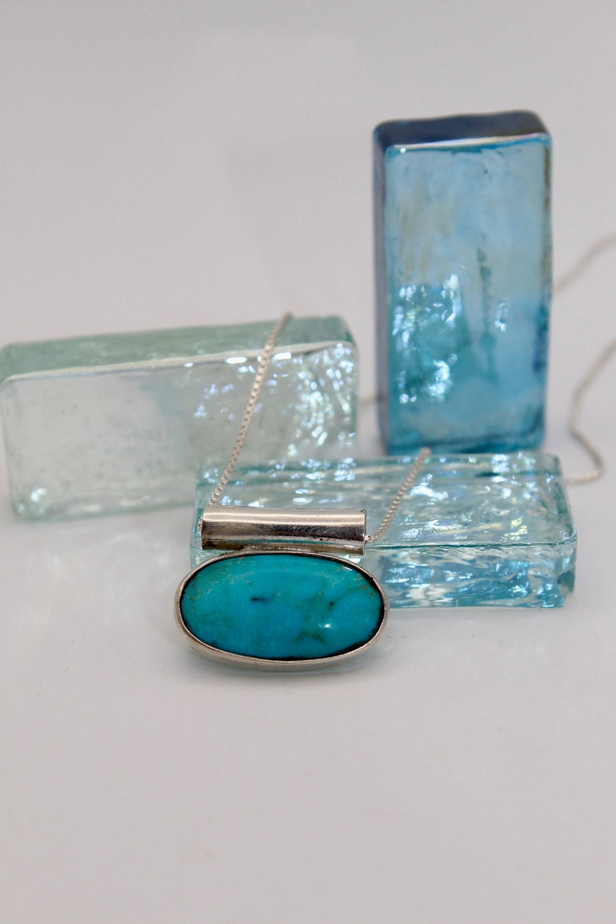 Sunset Turquoise Pendant