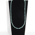 Turquoise & Small Bead Beaded Necklace