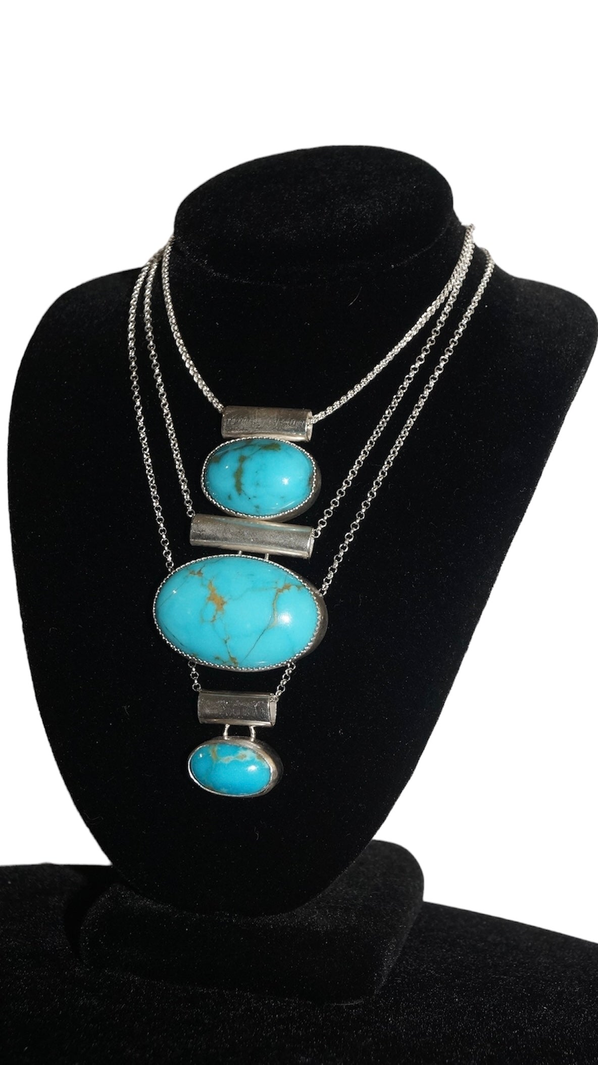 Sunset Kingman Turquoise Pendant