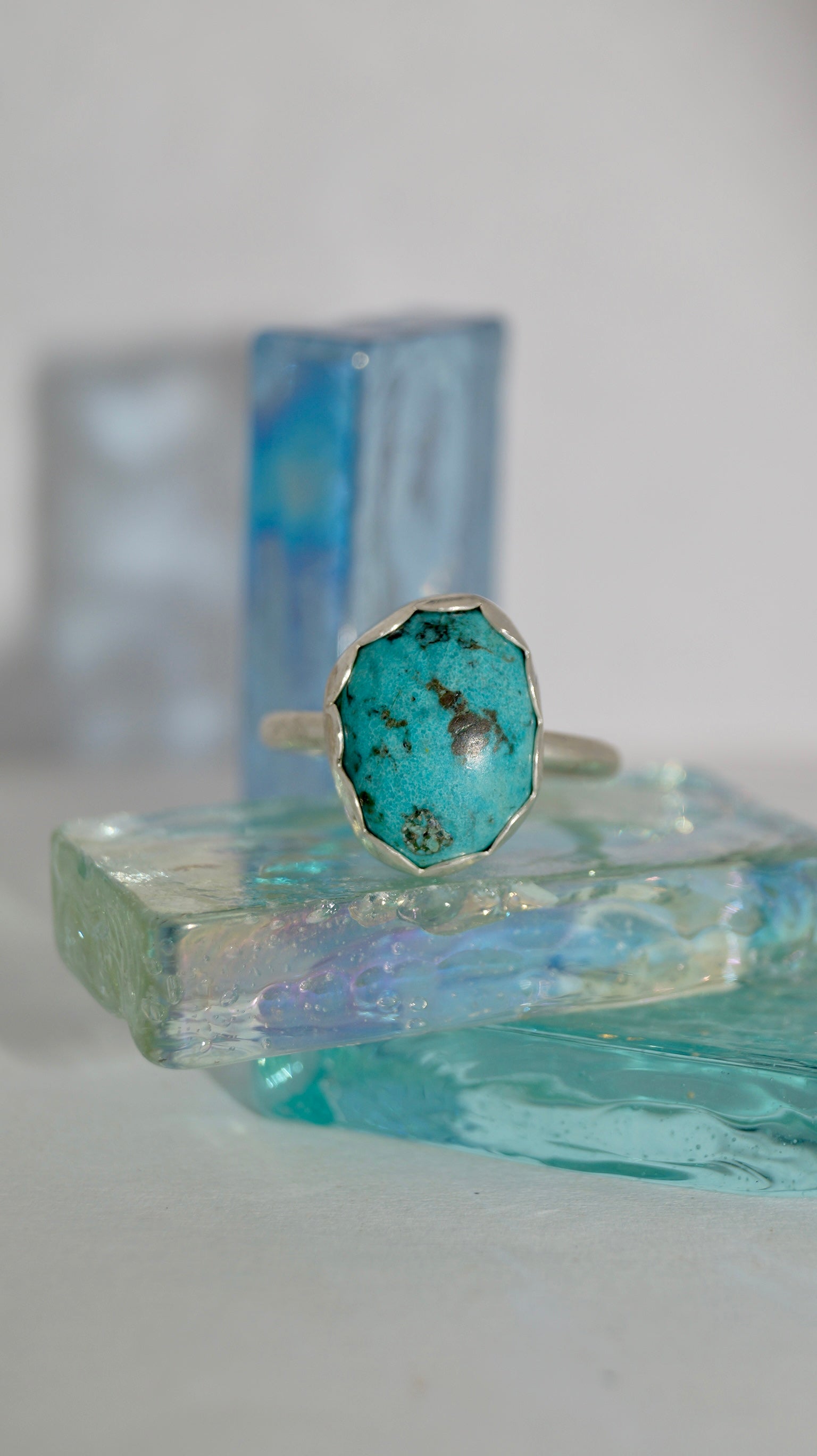 Scalloped Turquoise Ring