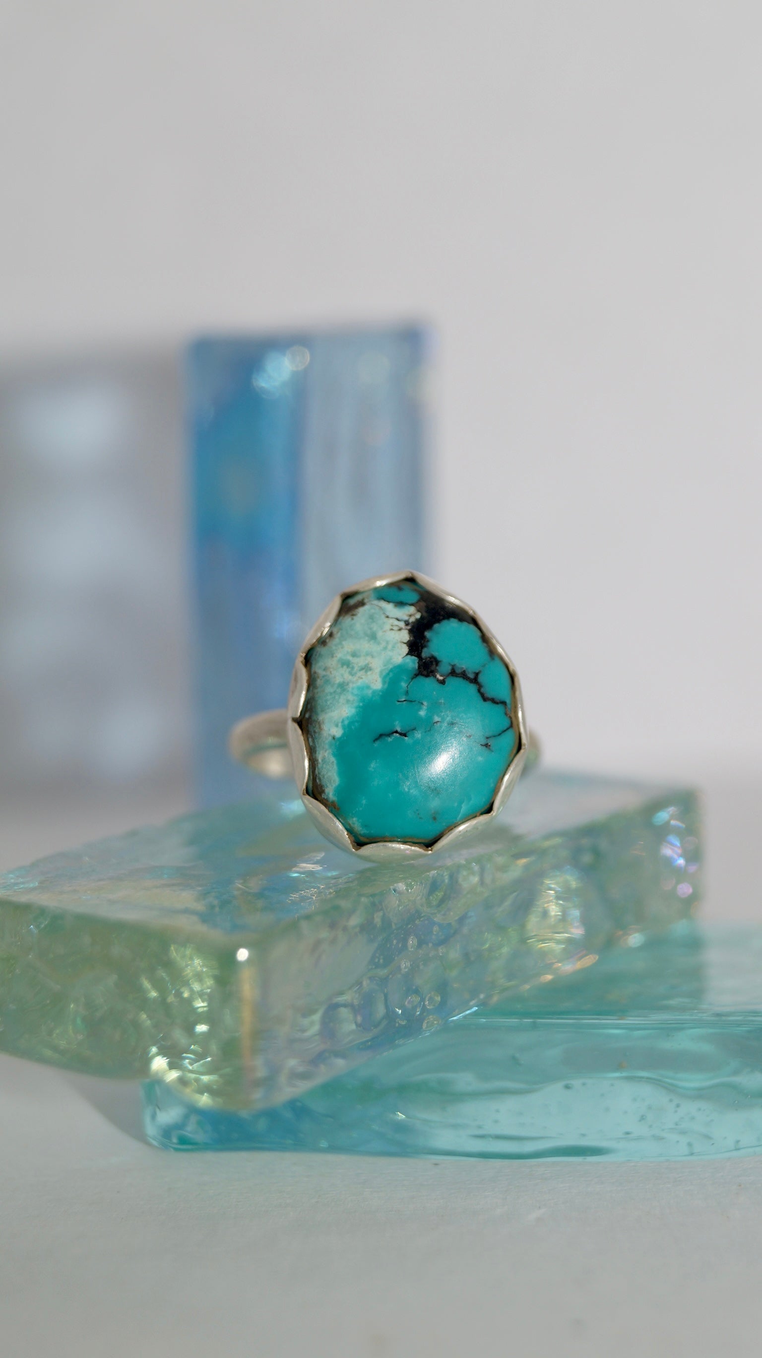 Scalloped Turquoise Ring