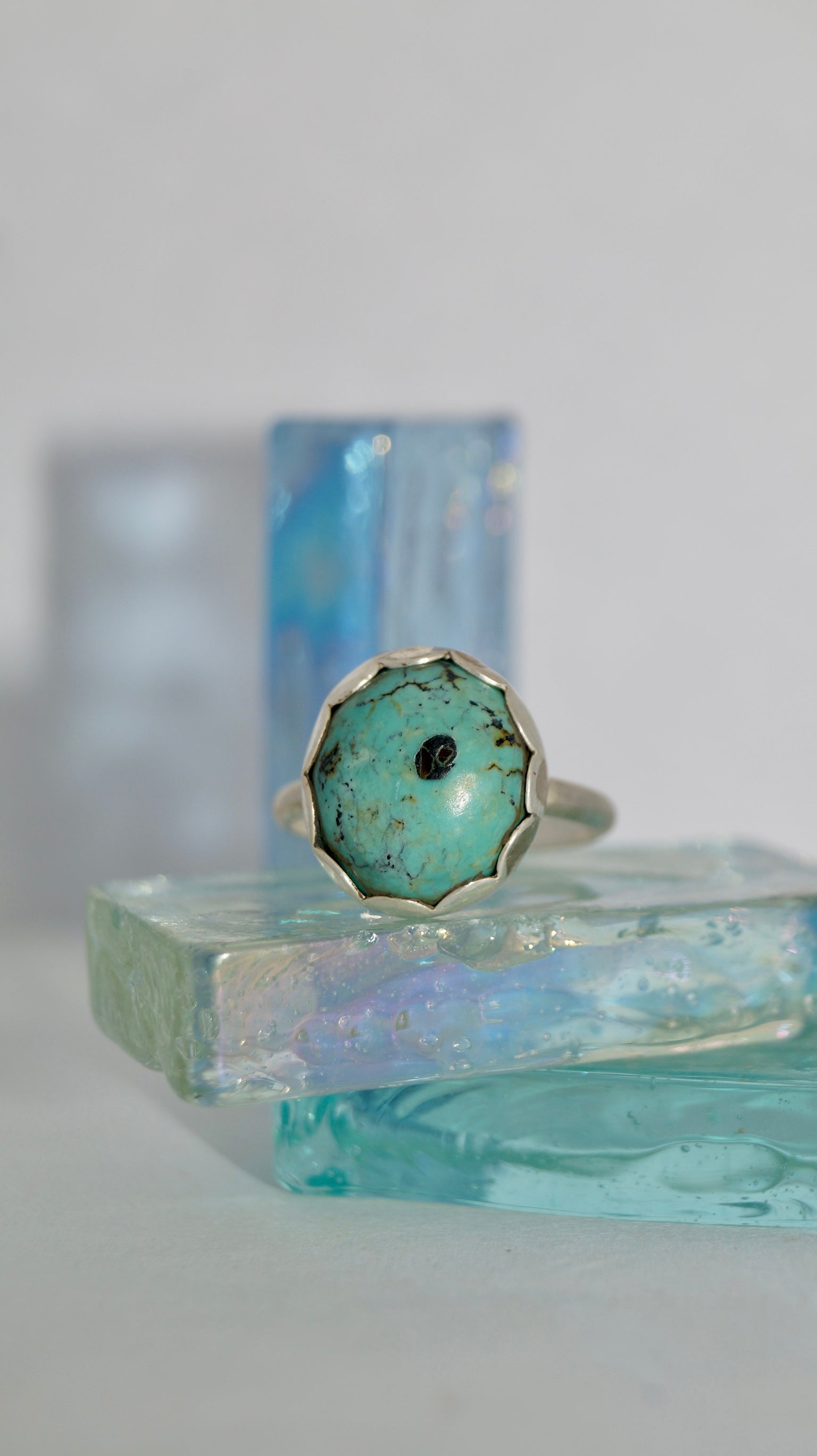 Scalloped Turquoise Ring