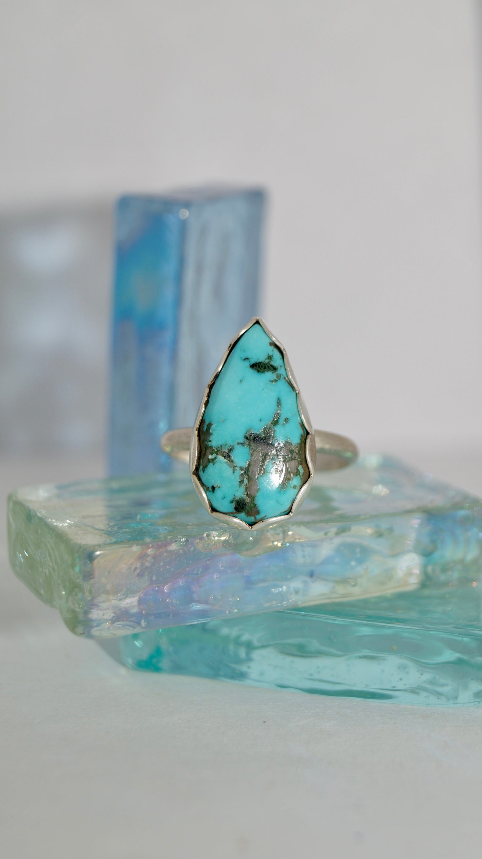 Scalloped Turquoise Ring