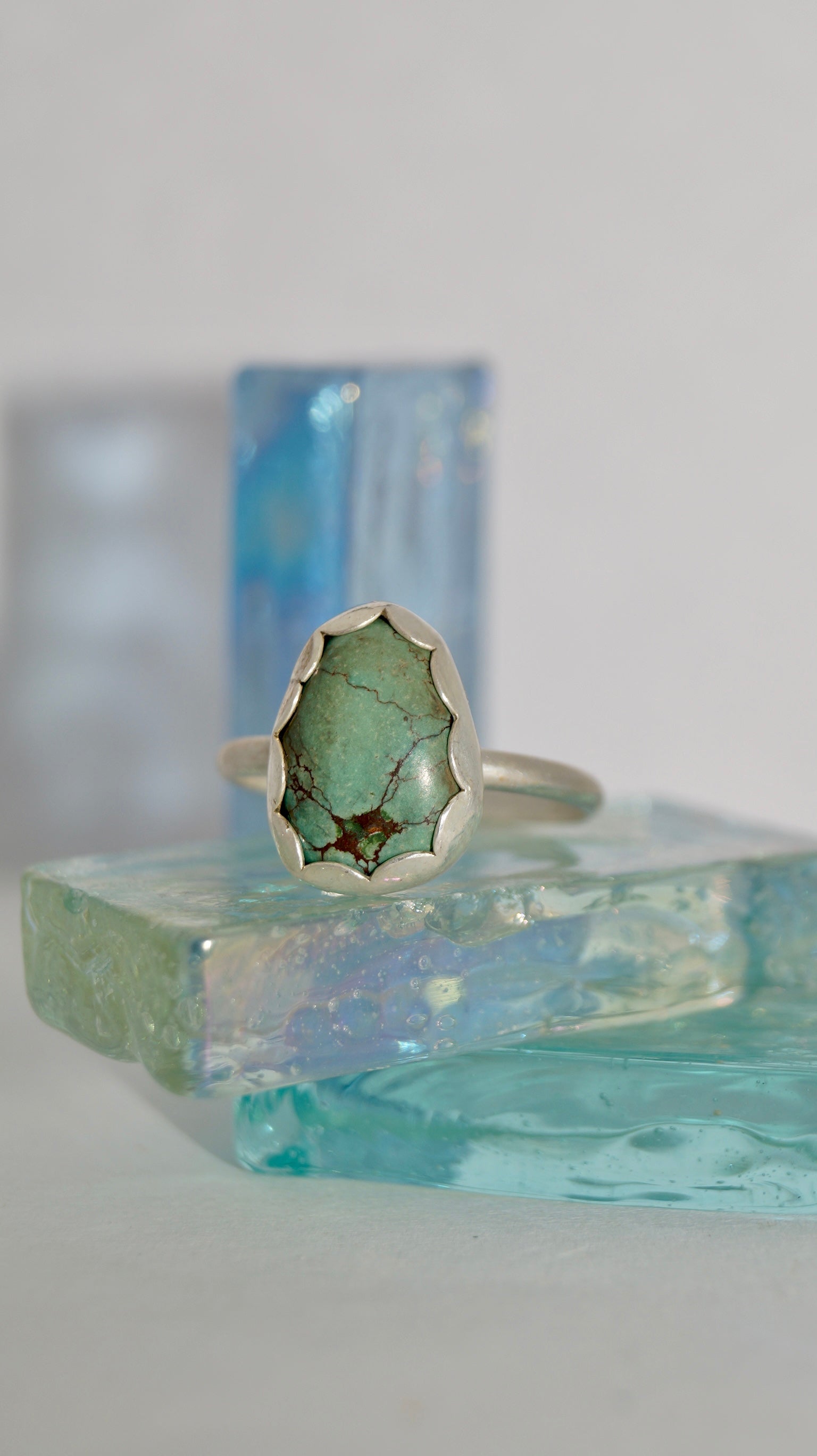 Scalloped Turquoise Ring